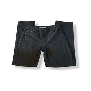 [Liz Claiborne] Black Straight Leg Jeans